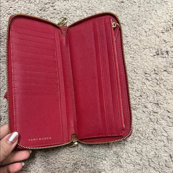 Tory Burch Cherry Red Wristlet - Picture 2 of 2